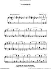 Cover icon of Tu Viendras (from La Double Vie De Veronique) sheet music for piano solo by Zbigniew Preisner, intermediate skill level