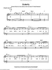 Cover icon of Butterfly, (easy) sheet music for piano solo by Delta Goodrem, Eliot Kennedy, Gary Barlow and Tim Woodcock, easy skill level
