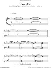 Cover icon of Square One, (intermediate) sheet music for piano solo by Coldplay, Chris Martin, Guy Berryman, Jon Buckland and Will Champion, intermediate skill level