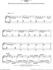 Cover icon of X&Y, (intermediate) sheet music for piano solo by Coldplay, Chris Martin, Guy Berryman, Jon Buckland and Will Champion, intermediate skill level