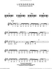 Cover icon of L.I.F.E.G.O.E.S.O.N. sheet music for piano solo (chords, lyrics, melody) by Noah And The Whale and Charlie Fink, intermediate piano (chords, lyrics, melody)