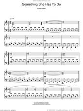 Cover icon of Something She Has To Do (from The Hours) sheet music for piano solo by Philip Glass, intermediate skill level