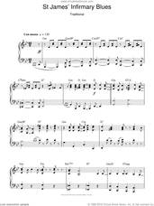 Cover icon of Saint James Infirmary sheet music for piano solo, intermediate skill level