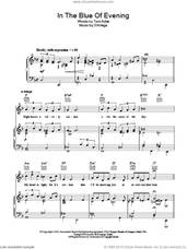 Cover icon of In The Blue Of Evening sheet music for voice, piano or guitar by Frank Sinatra and Tom Adair, intermediate skill level