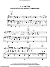 Cover icon of You Had Me sheet music for voice, piano or guitar by Joss Stone, Betty Wright, Eg White and Wendy Stoker, intermediate skill level