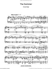 Cover icon of The Swimmer (Sea Pictures Op. 37 No. 5) sheet music for piano solo by Edward Elgar, classical score, intermediate skill level