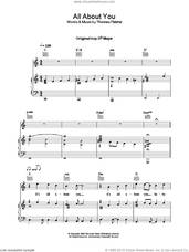 Cover icon of All About You sheet music for voice, piano or guitar by McFly and Thomas Fletcher, intermediate skill level