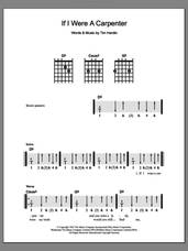 Cover icon of If I Were A Carpenter sheet music for guitar solo (chords) by Bobby Darin and Tim Hardin, easy guitar (chords)