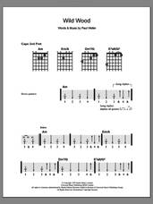 Cover icon of Wild Wood sheet music for guitar solo (chords) by Paul Weller, easy guitar (chords)