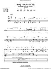 Cover icon of Taking Pictures Of You sheet music for guitar (tablature) by The Kooks and Luke Pritchard, intermediate skill level