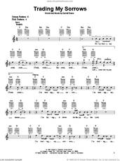 Cover icon of Trading My Sorrows sheet music for guitar solo (chords) by Darrell Evans, easy guitar (chords)