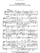 Cover icon of Cry Me A River sheet music for voice and piano by Justin Timberlake, Scott Storch and Tim Mosley, intermediate skill level