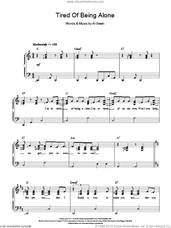 Cover icon of Tired Of Being Alone sheet music for voice and piano by Al Green, intermediate skill level