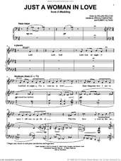 Cover icon of Just A Woman In Love sheet music for voice and piano by William Bolcom, Arnold Weinstein and Robert Altman, wedding score, intermediate skill level