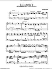 Cover icon of Concerto No.2 (1st Movement: Adagio) from 'L'Estro Armonico' Op.3 sheet music for piano solo by Antonio Vivaldi, classical score, intermediate skill level