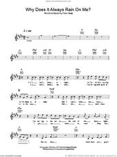 Cover icon of Why Does It Always Rain On Me? sheet music for voice and other instruments (fake book) by Merle Travis and Fran Healy, intermediate skill level