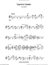 Cover icon of Capricho Catalan sheet music for guitar solo (chords) by Isaac Albeniz, classical score, easy guitar (chords)