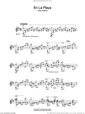 Cover icon of En La Playa sheet music for guitar solo (chords) by Isaac Albeniz, classical score, easy guitar (chords)