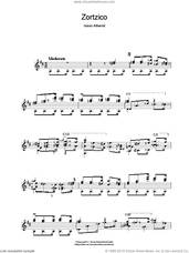 Cover icon of Zortzico sheet music for guitar solo (chords) by Isaac Albeniz, classical score, easy guitar (chords)