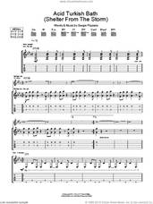 Cover icon of Acid Turkish Bath (Shelter From The Storm) sheet music for guitar (tablature) by Kasabian and Sergio Pizzorno, intermediate skill level