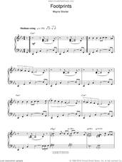 Cover icon of Footprints, (intermediate) sheet music for piano solo by Wayne Shorter, intermediate skill level
