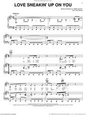 Cover icon of Love Sneakin' Up On You sheet music for voice, piano or guitar by Bonnie Raitt, Jimmy Scott and Tom Snow, intermediate skill level