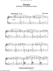 Cover icon of Pavane (theme from 'The Incredible Mrs Ritchie') sheet music for piano solo by Patrick Hawes, intermediate skill level