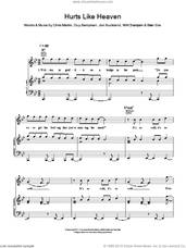 Cover icon of Hurts Like Heaven sheet music for voice, piano or guitar by Coldplay, Brian Eno, Chris Martin, Guy Berryman, Jon Buckland and Will Champion, intermediate skill level