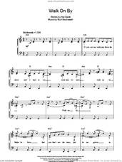 Cover icon of Walk On By sheet music for voice and piano by Dionne Warwick, Burt Bacharach and Hal David, intermediate skill level