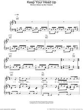 Cover icon of Keep Your Head Up sheet music for voice, piano or guitar by Ben Howard, intermediate skill level