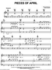 Cover icon of Pieces Of April sheet music for voice, piano or guitar by Three Dog Night and Dave Loggins, intermediate skill level