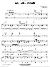 Cover icon of We Fall Down sheet music for voice, piano or guitar by Kutless and Chris Tomlin, intermediate skill level