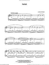 Cover icon of Nefeli sheet music for piano solo by Ludovico Einaudi, classical score, intermediate skill level