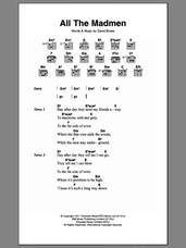 Cover icon of All The Madmen sheet music for guitar (chords) by David Bowie, intermediate skill level