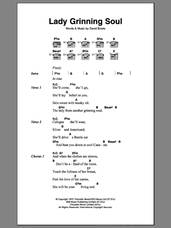 Cover icon of Lady Grinning Soul sheet music for guitar (chords) by David Bowie, intermediate skill level