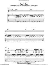 Cover icon of Everyday sheet music for guitar (tablature) by Bon Jovi, Andreas Carlsson and Richie Sambora, intermediate skill level
