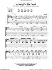 Cover icon of A Song For The Dead sheet music for guitar (tablature) by Queens Of The Stone Age, Josh Homme, Mark Lanegan and Nick Oliveri, intermediate skill level
