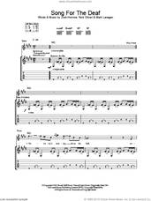 Cover icon of A Song For The Deaf sheet music for guitar (tablature) by Queens Of The Stone Age, Josh Homme, Mark Lanegan and Nick Oliveri, intermediate skill level