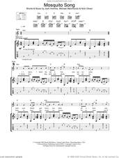 Cover icon of Mosquito Song sheet music for guitar (tablature) by Queens Of The Stone Age, Josh Homme, Mickey Melchiondo and Nick Oliveri, intermediate skill level