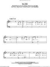 Cover icon of It's OK sheet music for piano solo by Cee Lo Green, Helgi Hubner, Hitesh Ceon, Kim Ofstad, Noel Fisher, Thomas Callaway, Tshawe Baqwa and Yosef Wolde-Mariam, easy skill level