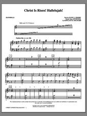 Cover icon of Christ Is Risen! Hallelujah! sheet music for orchestra/band (handbells) by Fanny J. Crosby, Rowland Prichard and Keith Christopher, intermediate skill level