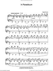 Cover icon of In Paradisum from 'Requiem' sheet music for piano solo by Gabriel Faure, classical score, intermediate skill level