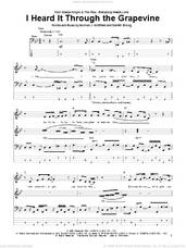 Cover icon of I Heard It Through The Grapevine sheet music for bass (tablature) (bass guitar) by Gladys Knight & The Pips, Marvin Gaye, Michael McDonald, Barrett Strong and Norman Whitfield, intermediate skill level