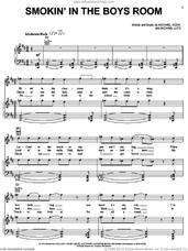 Cover icon of Smokin' In The Boys Room sheet music for voice, piano or guitar by Brownsville Station, Motley Crue, Michael Koda and Michael Lutz, intermediate skill level
