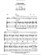 Cover icon of Firecracker sheet music for guitar (tablature) by Ryan Adams, intermediate skill level