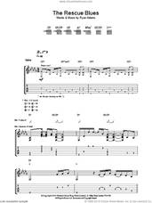 Cover icon of The Rescue Blues sheet music for guitar (tablature) by Ryan Adams, intermediate skill level