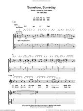 Cover icon of Somehow, Someday sheet music for guitar (tablature) by Ryan Adams, intermediate skill level