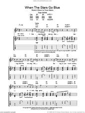 Cover icon of When The Stars Go Blue sheet music for guitar (tablature) by Ryan Adams, intermediate skill level