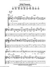 Cover icon of Wild Flowers sheet music for guitar (tablature) by Ryan Adams, intermediate skill level