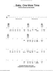 Cover icon of ...Baby One More Time sheet music for ukulele (chords) by Britney Spears and Max Martin, intermediate skill level